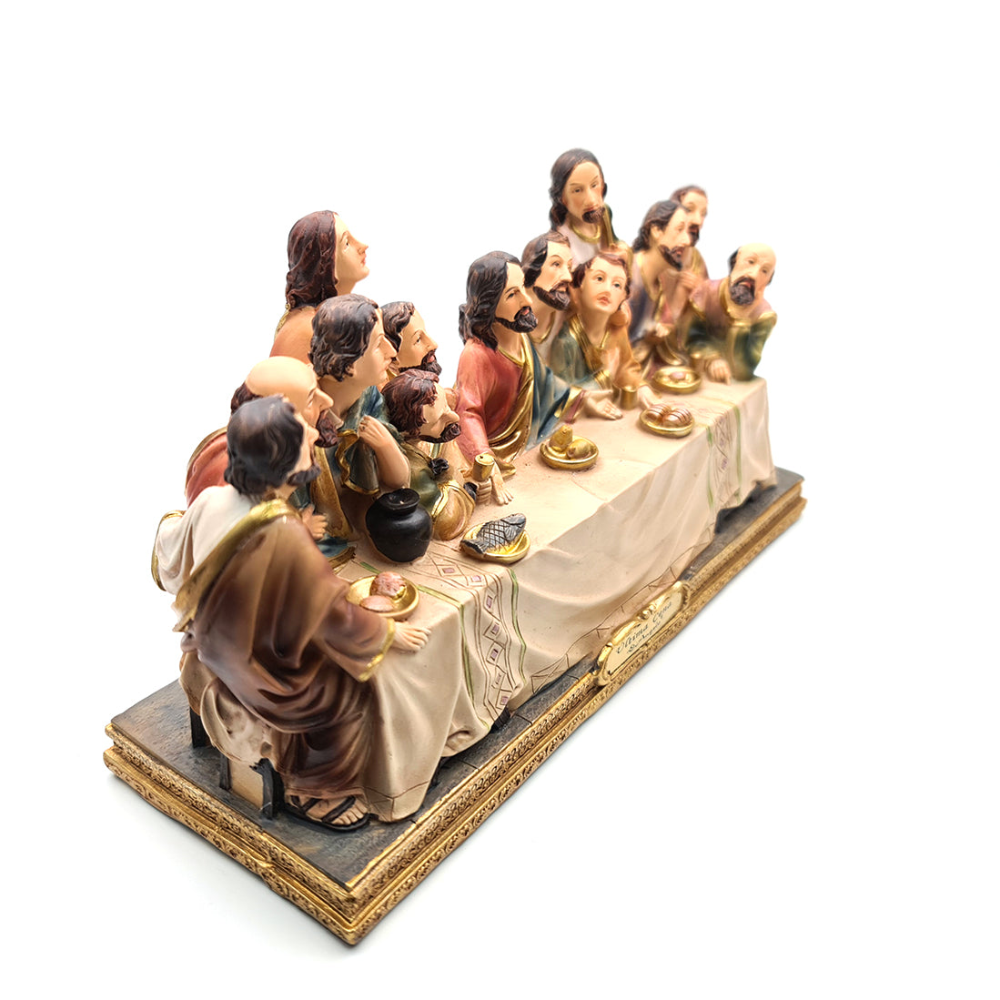 Ultima Cena Porcelana Italiana Jesus Apo