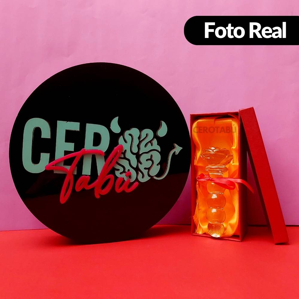 Dildo Vidrio Plug Anal Vaginal DIL054