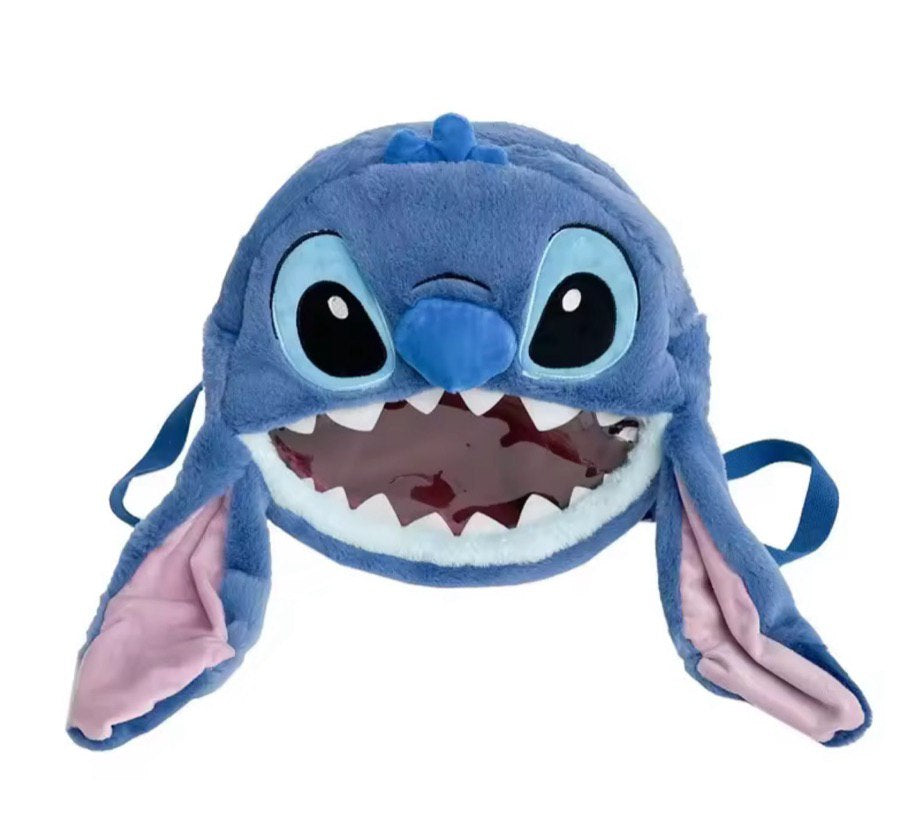 🌈Bolso Peluche Cara Stich🎀